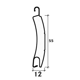 Lame volet roulant 55